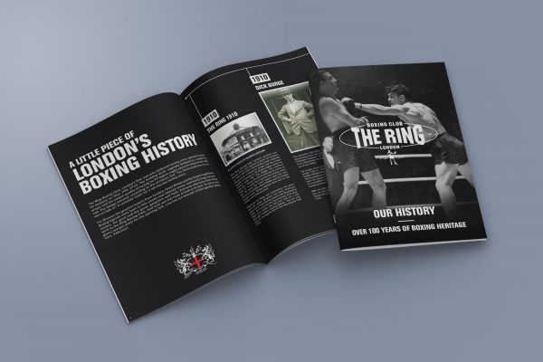 boxing club the ring magazine design - bull media